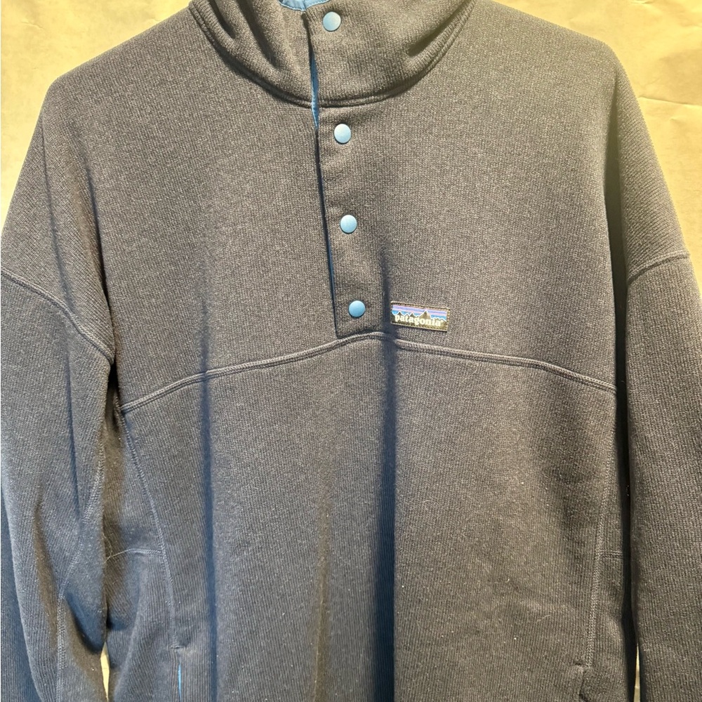 Patagonia Better Sweater Navy Blue Snap-T Fleece